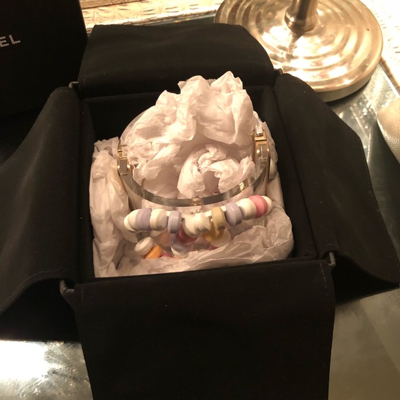 Authentic Sweet Candy Signature Chanel Lucite Cuff - Picture 6 of 8